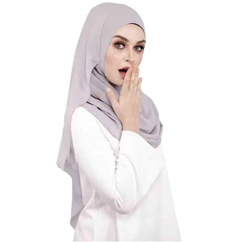     νƮ Hijab ī  ̽ 񵵸  Ǯ ̽ Headscarf Femme Musulman Bandana 180*75cm